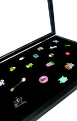 Enamel Pin Badge Collection Case, Wall-Mountable Shadow Box Display – Silverstar Pins